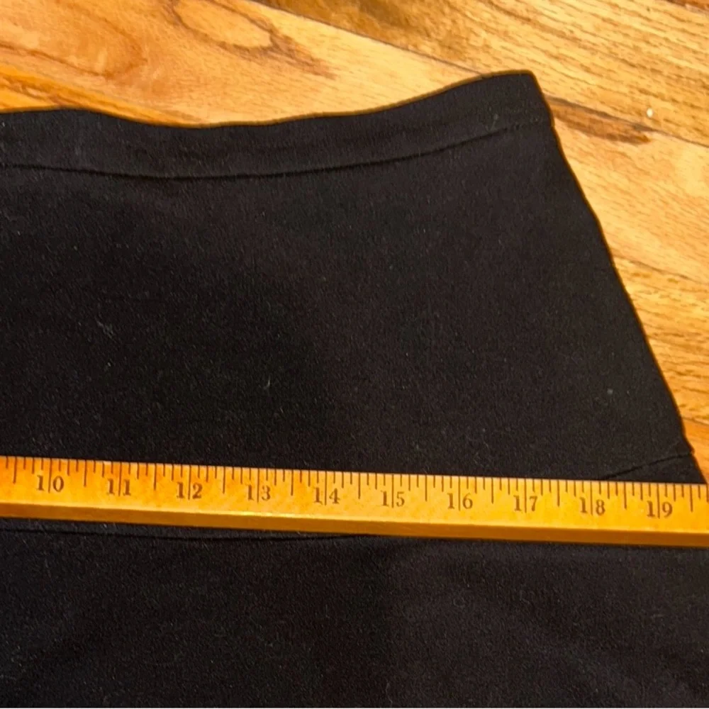 Garnet Hill‎ Womens A-Line Above Knee Black Skirt Size Medium